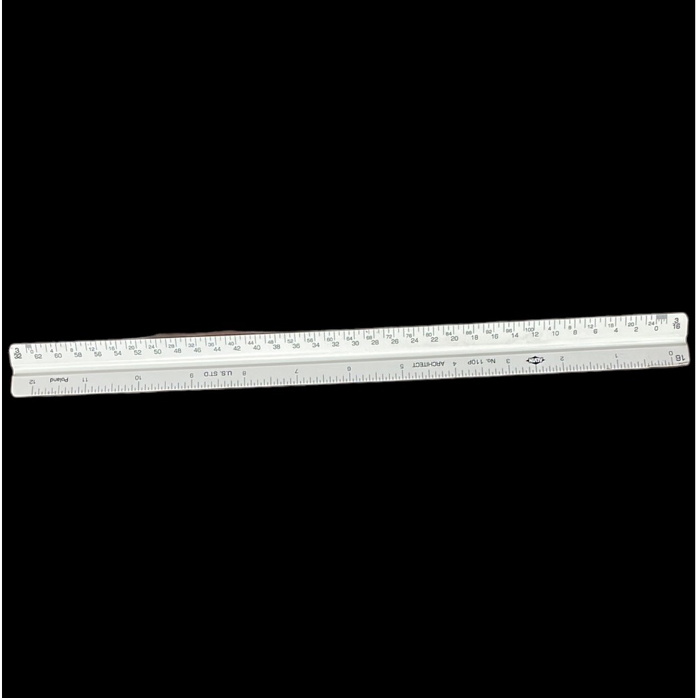 Alvin No. 110P Architect U.S ST’D Poland Architect Ruler